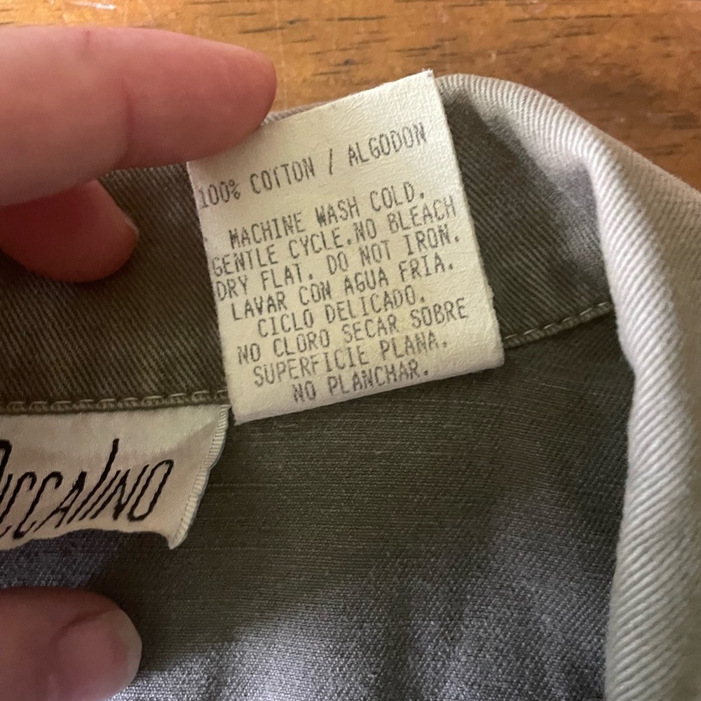 Vintage Nina Piccalino Vest Women’s 6 Medium M Green 90s Y2k Gorp USA Layering - Picture 8 of 8